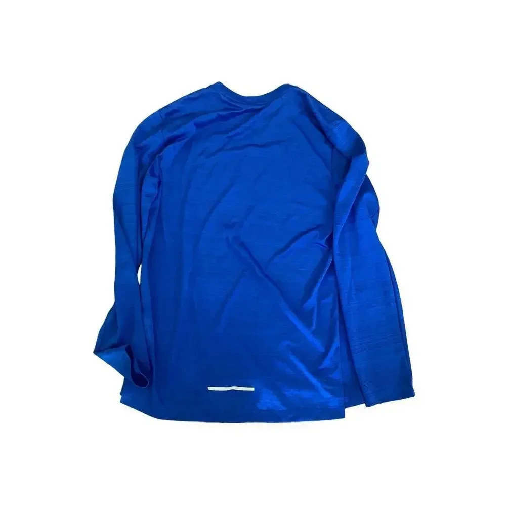 Nike Dri-Fi Men's Blue Long Sleeve Crew Neck Pullover T-Shirt Size Small